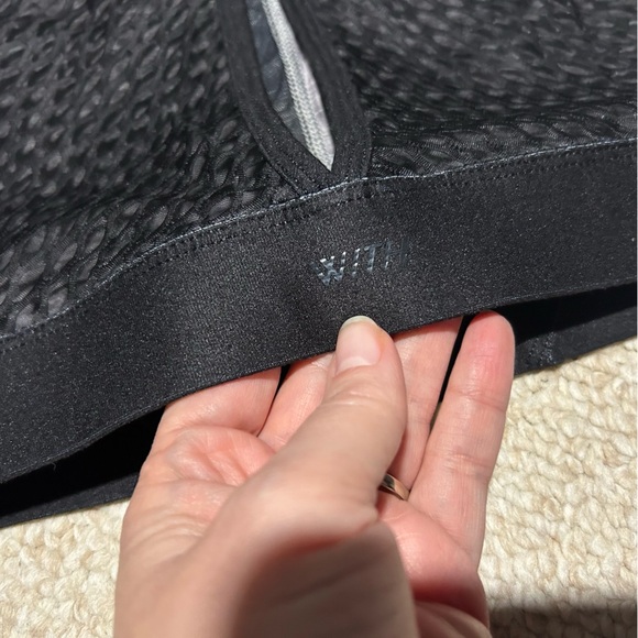 Peloton x WITH Pride Flag Noir High Neck Sports Bra. Size Medium. Rainbow. - Picture 6 of 8